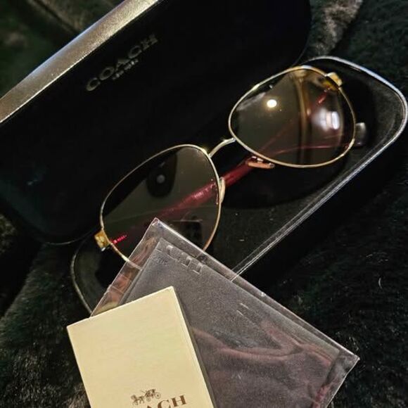 Luxury sunglasses with original case and paperwork